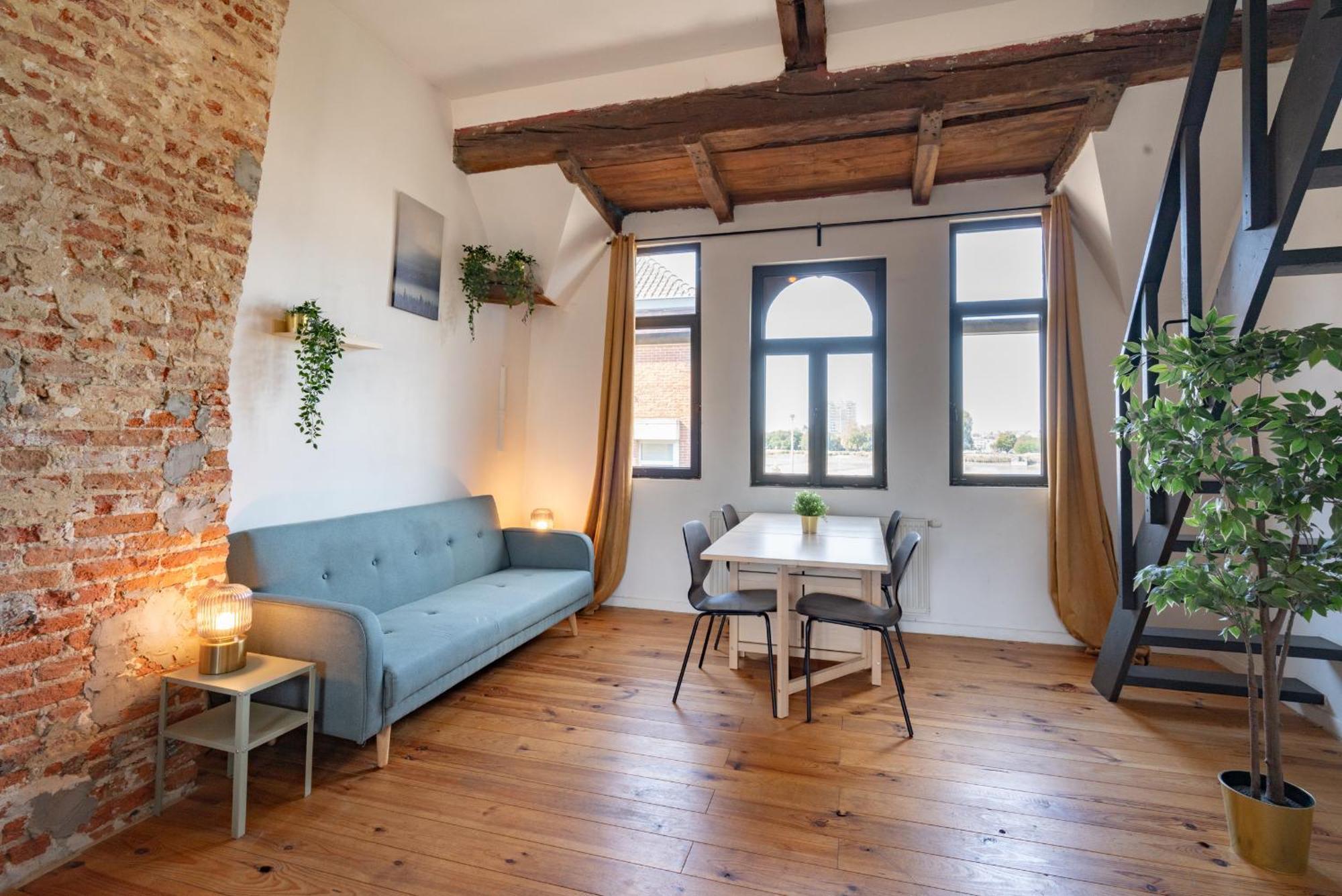 Charming Two-Bedroom River Side Apartment Anvers Extérieur photo